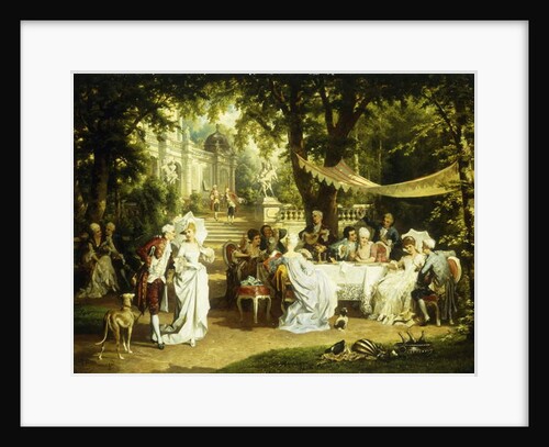 The Garden Party by Karl or Carl the Younger Schweninger