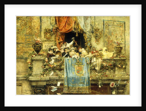 At the Carnival by Jose Benlliure y Gil
