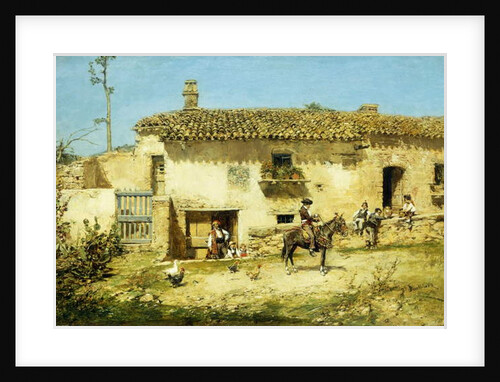 A Spanish Farm by Jose Benlliure y Gil