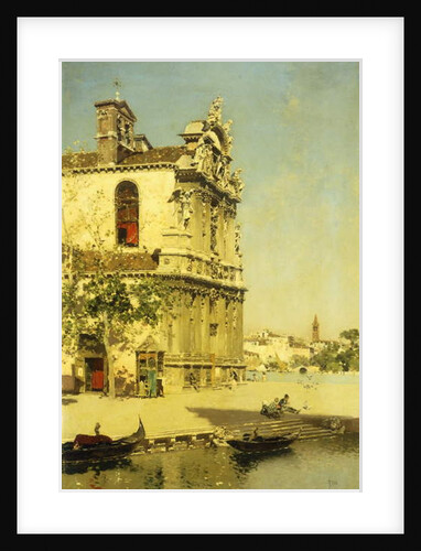 A View of Venice by Martin Rico y Ortega