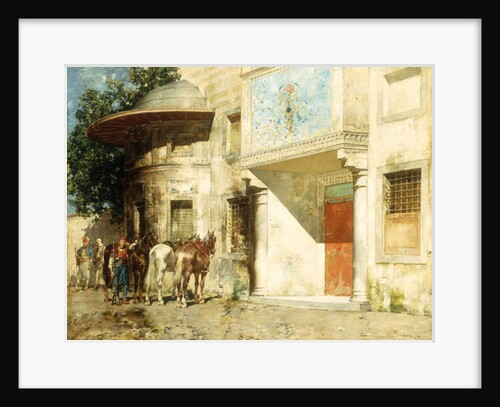 Outside the Mosque by Alberto Pasini