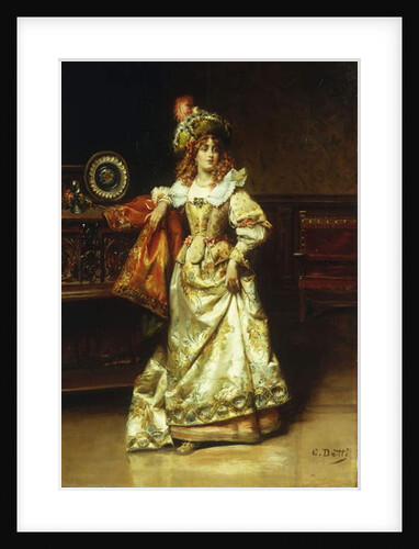 Waiting for the Escort by Cesare-Auguste Detti