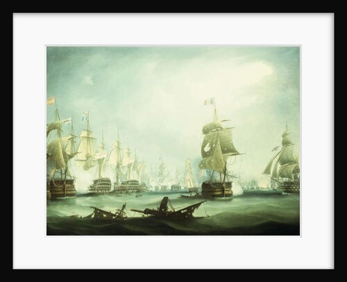 The Battle of Trafalgar, 1805 by Thomas Buttersworth