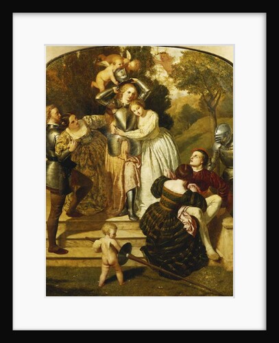 Britomart Unarming, c.1855 by Frederick Richard Pickersgill