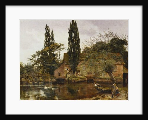 Mill on the Avon, 1886 by John Arthur Lomax