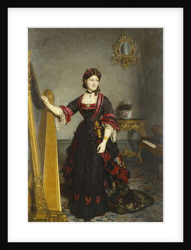 A Portrait of a Lady, 1877 by Ernest Gustave Girardot