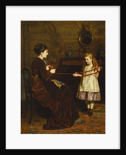 Mother's Little Helper, 1874 by George Goodwin Kilburne