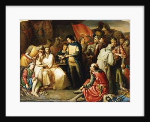 Scene in the Tent of Edward The Black Prince after the Battle of Poitiers by William James Grant