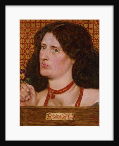 Regina Cordium - Portrait of Ellen Heaton, 1861 by Dante Gabriel Charles Rossetti