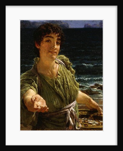 Una Carita, 1883 by Lawrence Alma-Tadema