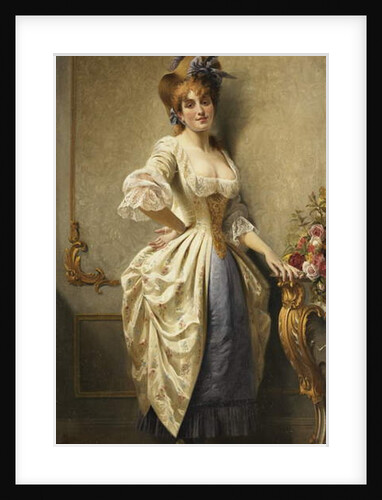 A Young Beauty, 1884 by August Knoop