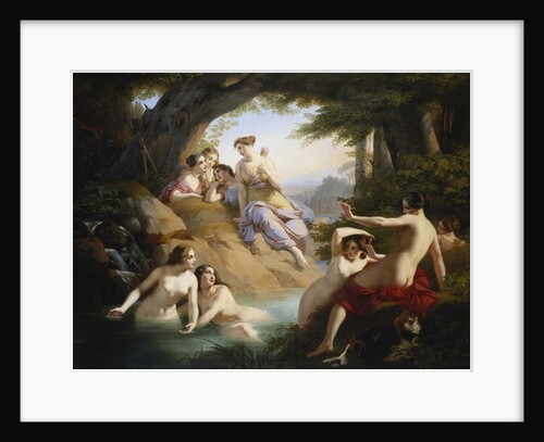 Diana and Nymphs Bathing, 1846 by Emil Jacobs