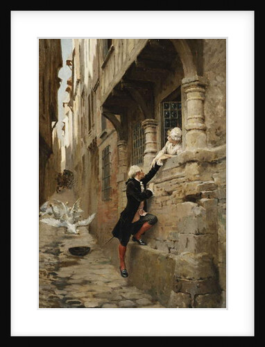 A Narrow Escape by Maurice Leloir