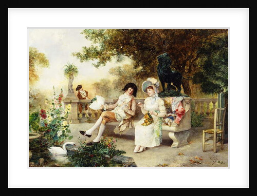 An Intimate Conversation by Clemente Pujol de Gustavino