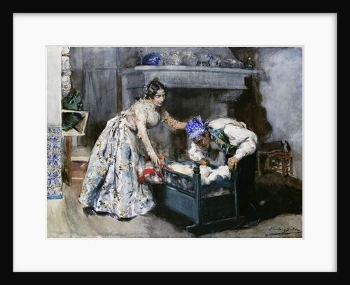 Careful not to wake him; Cuidado, No le Despiertes by Joaquin Sorolla y Bastida