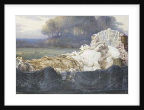 Design for a Frieze: 'The Dead, Oar'd by the Dumb, Went Upward with the Flood', by Ernest Normand