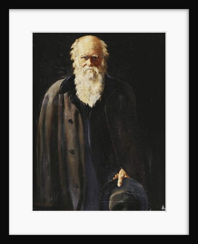 Portrait of Charles Darwin, standing three quarter length, 1897 by John Collier