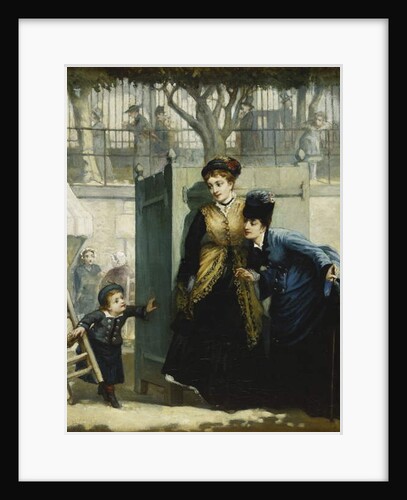 Hide and Seek, 1876 by Albert Snr. Ludovici