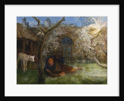 Caedmon's Awakening, by Arthur Hughes