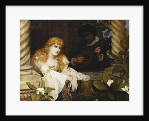 The Awakening of Love - 'Words of Another to Music Set / Do Help True Love to Love Beget', 1894 by Herbert Gustave Schmalz