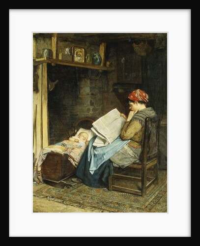 The Morning Paper, 1878 by Haynes King