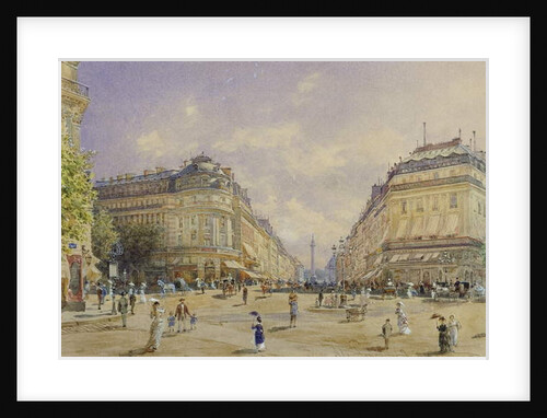 La Rue de la Paix, Paris, 1886 by Franz Alt