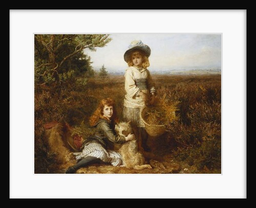 Among the Ferns, 1877 by Karl Wilhelm Friedrich Bauerle