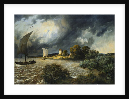 The Approaching Storm, 1838 by Ernst Ferdinand Oehme
