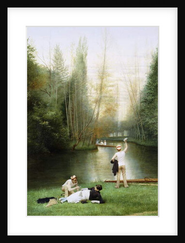 Flirtation, 1885 by Georges Croegaert