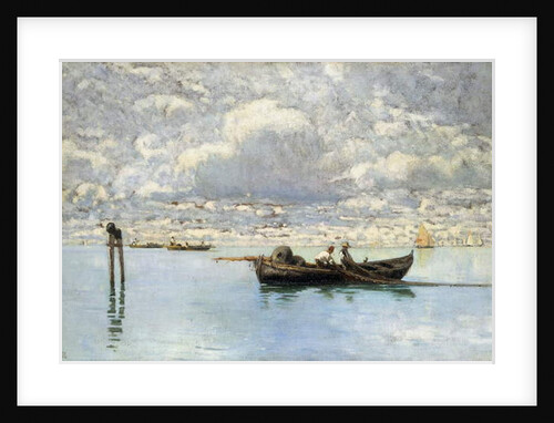 On the Venetian Lagoon by Guglielmo Ciardi