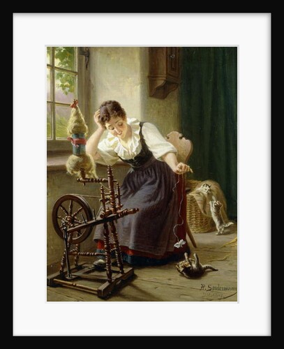 Playing with the Cat by Herman Sondermann