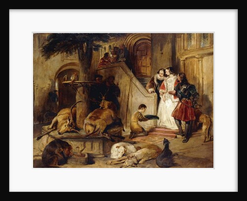 A Courtyard in the Olden Time by Edwin Landseer