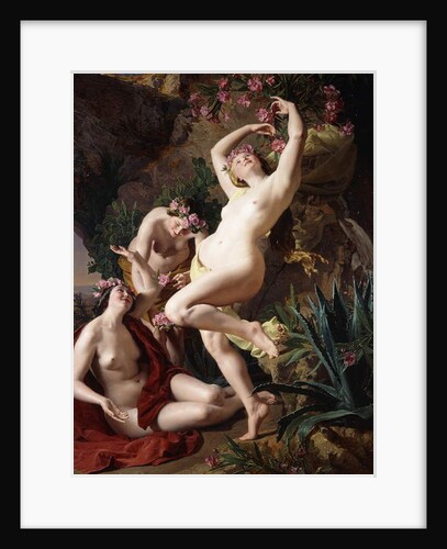 The Nymphs in Homer's Odyssey by Ferdinand Georg Waldmuller