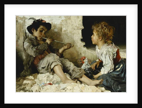 A Captivated Audience, 1876 by Adriano Bonifazi