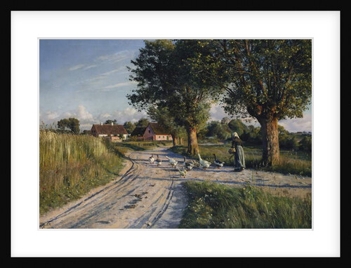 The Way Home, 1921 by Peder Monsted