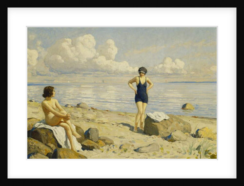 On the Beach by Paul Fischer