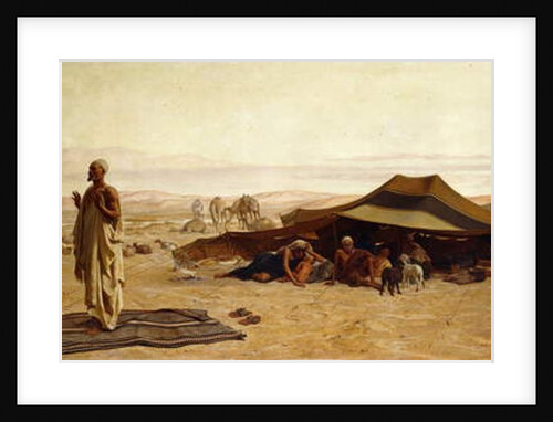 The Head of the House at Prayer, 1872 by Frederick Goodall