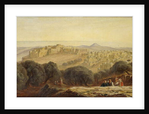 Bethleham, 1873 by Edward Lear