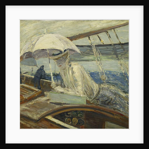 Ms. Helleu at Sea, Yacht Bird; Madame Helleu en Mer, Yacht Bird by Paul Cesar Helleu