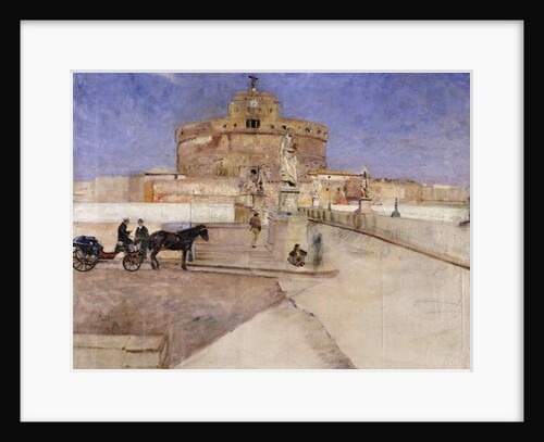 Castello Sant'Angelo, Rome, 1896 by Hjalmer Eilif Emanuel Peterssen
