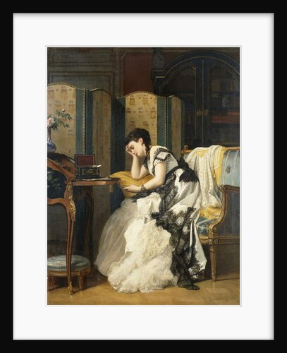 Nostalgia, 55.8 x 44cm by Charles Baugniet