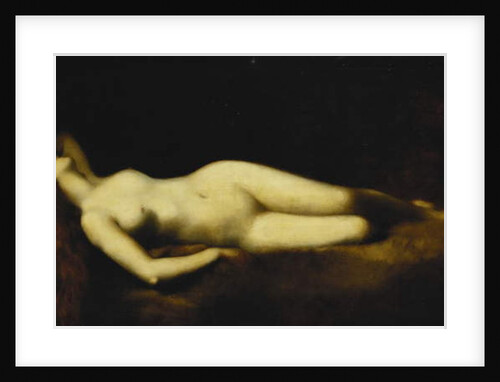 A Reclining Nude, by Jean-Jacques Henner