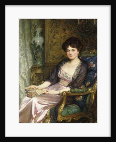 Portrait of a Lady Said to Be the Artist's Wife, 1911 by Frank Dicksee