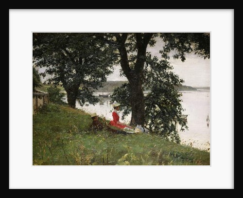 On the Bank, 1889 by Peter Vilhelm Ilsted