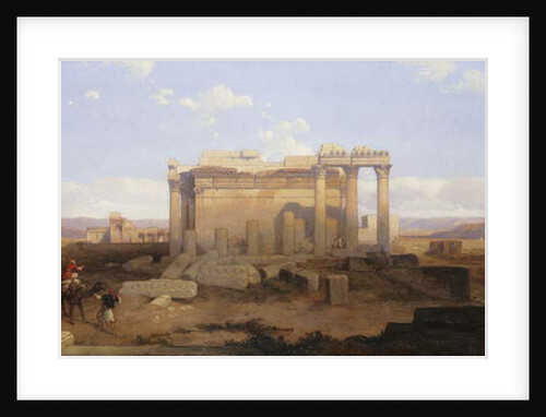 The Ruins of the Smaller Temple at Baalbeck by David Roberts