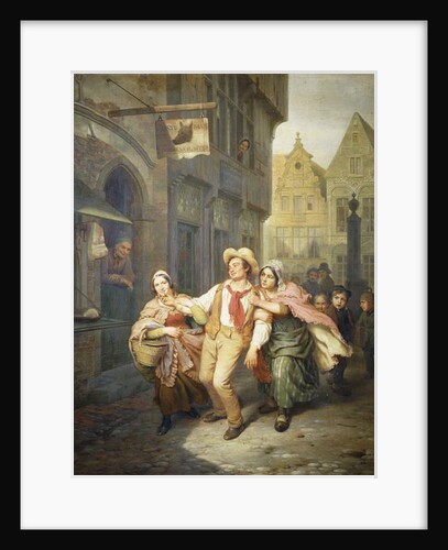 The Rivals, 1840 by Basile de Loose