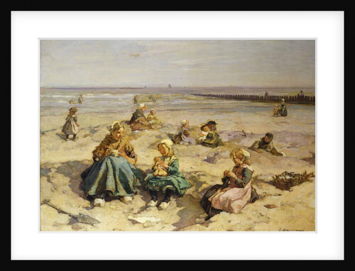 A Day at the Seaside by Johannes Akkeringa