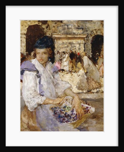 The Flowerseller, by Mose Bianchi
