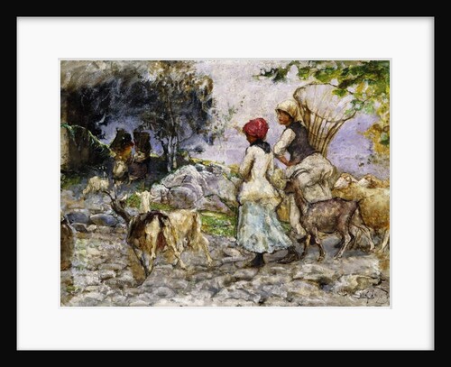 The Goatherds by Mose Bianchi