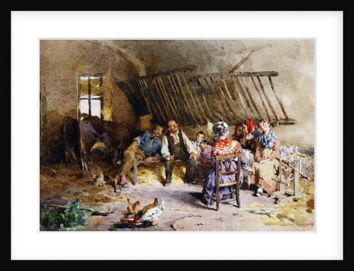 In a Barn by Luigi Rossi